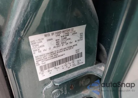 2009 Ford F350 Super Duty из США, поврежденный, VIN 1FTWW31R69EA53471